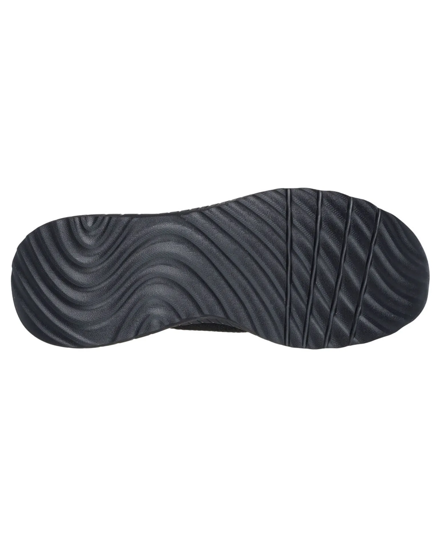 SKECHERS - BOBS SQUAD CHAOS - CURRENT MUSE - Sneakers nera con tomaia in maglia e soletta memory foam