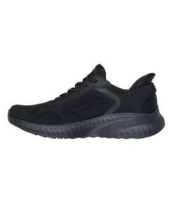SKECHERS - BOBS SQUAD CHAOS - CURRENT MUSE - Sneakers nera con tomaia in maglia e soletta memory foam