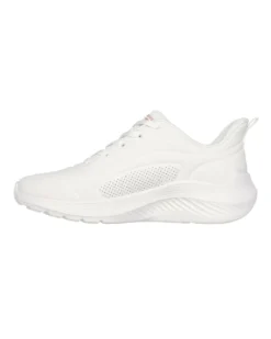 SKECHERS - BOBS SQUAD WAVES - JUST WADING - Sneakers bianca con soletta ammortizzata memory foam