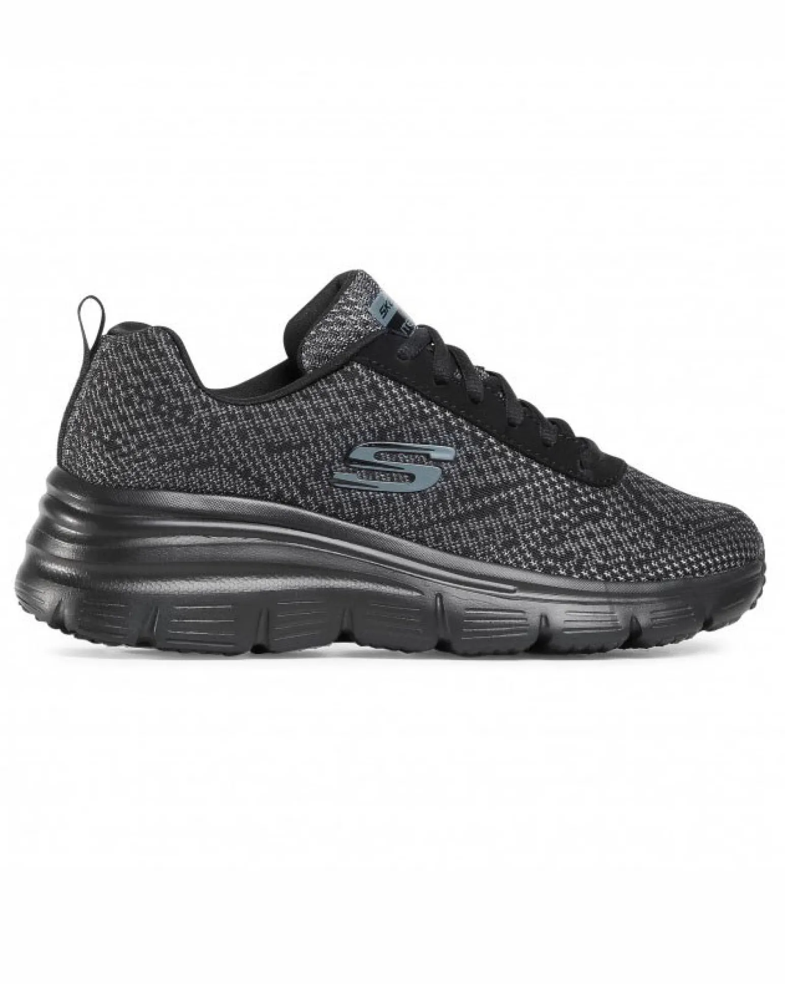 SKECHERS - Fashion Fit - Bold Boundaries - Sneakers nera con soletta in memory foam