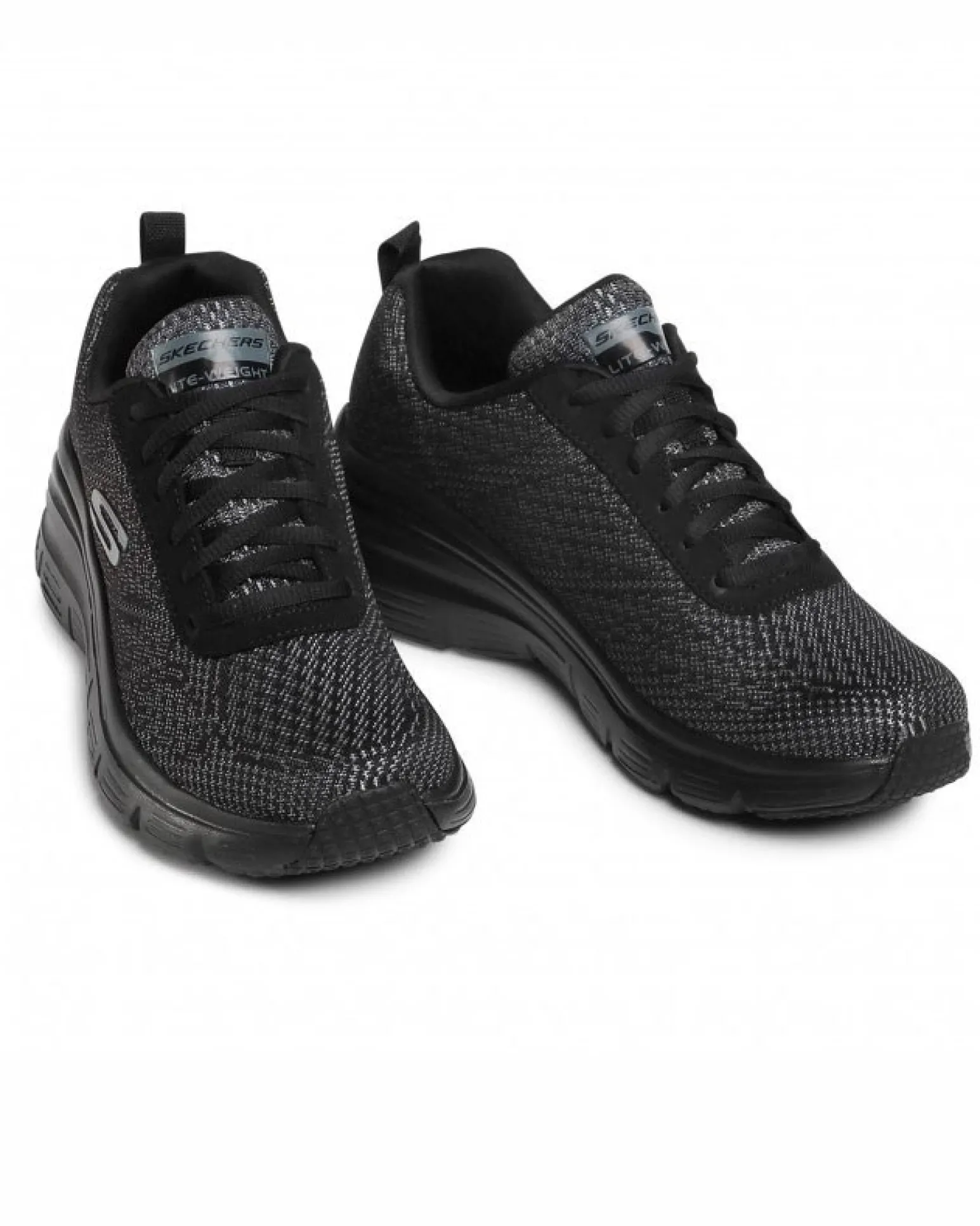 SKECHERS - Fashion Fit - Bold Boundaries - Sneakers nera con soletta in memory foam