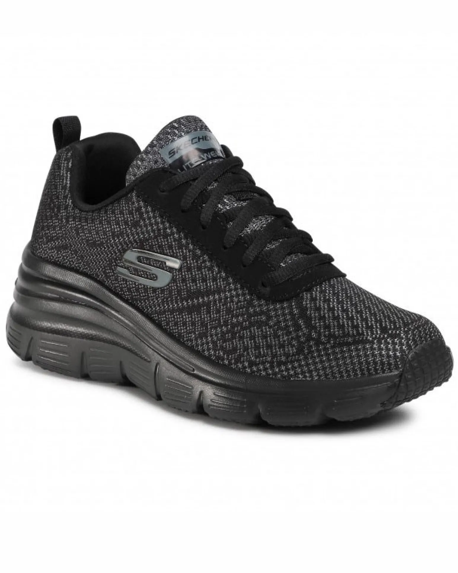 SKECHERS - Fashion Fit - Bold Boundaries - Sneakers nera con soletta in memory foam