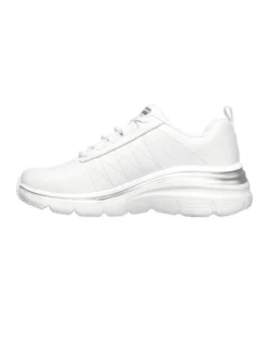 SKECHERS - FASHION FIT - EFFORTLESS - Sneakers bianca con comodo plantare in memory foam
