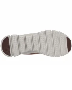 SKECHERS  - GLIDE - STEP ELEVATE - AMAZE - Sneakers marrone con intersuola ammortizzata geometrica