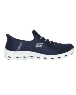 SKECHERS - GLIDE - STEP - PURSUIT - Sneakers blu con tomaia in mesh