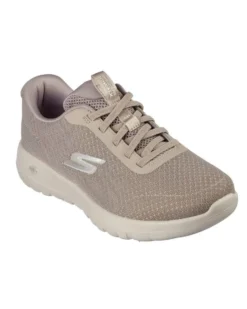 SKECHERS - GO WALK JOY - SEA WIND - Sneakers taupe con tomaia in mesh