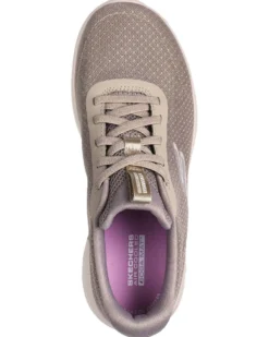 SKECHERS - GO WALK JOY - SEA WIND - Sneakers taupe con tomaia in mesh