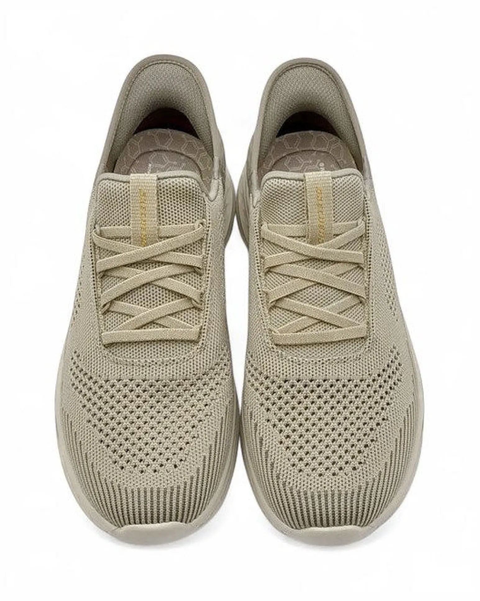 SKECHERS - SLADE - QUINTO - Sneakers khaki da uomo con tomaia in maglia ingegnerizzata traspirante