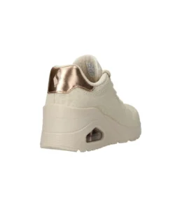 SKECHERS - SNEAKERS WEDGE SAFARI DAZE BEIGE CON DETTAGLI MACULATI  DA DONNA, 177521