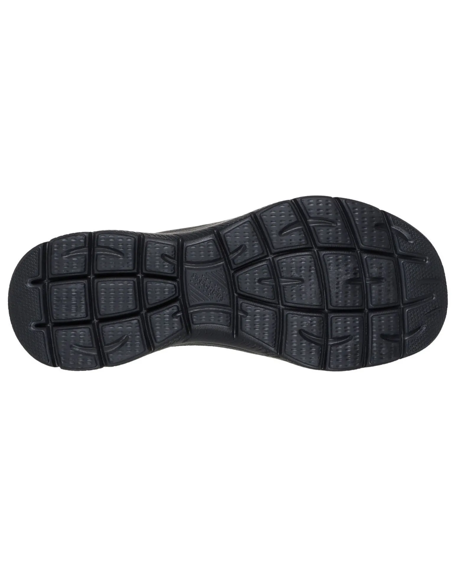 SKECHERS - SUMMITS - CLASSY NIGHT - Sneakers nera con tamaia in mesh effetto serpente