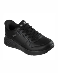 SKECHERS - UNO LITE - FLOATING STEPS - Sneakers nera da donna con tomaia in duraleather