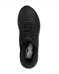SKECHERS - UNO LITE - FLOATING STEPS - Sneakers nera da donna con tomaia in duraleather