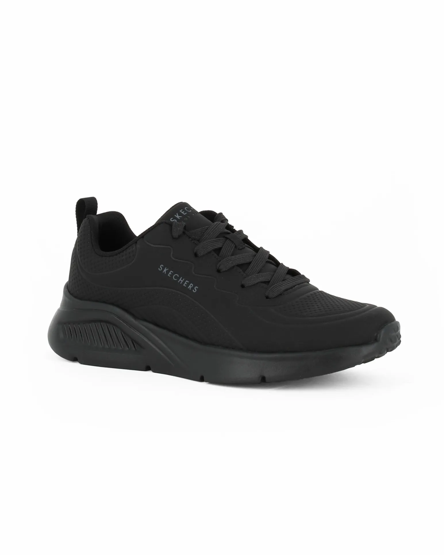 SKECHERS UNO LITE LIGHTER ONE - Sneakers nera da uomo