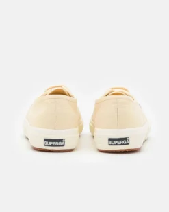 SUPERGA - Sneakers da donna beige in tessuto con lacci - 2750 NEW PLUS