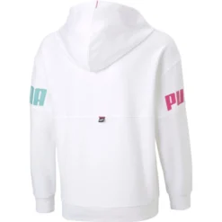 SWEAT C/CAPP.POWER COLORBLOCK HD TR WHT