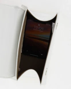 TATOO - Borsa bianca un manico con tracolla - MADE IN ITALY