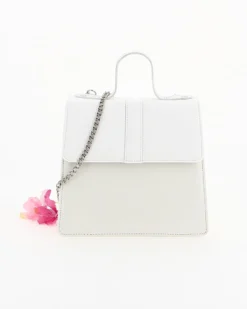 TATOO - Borsa bianca un manico con tracolla - MADE IN ITALY