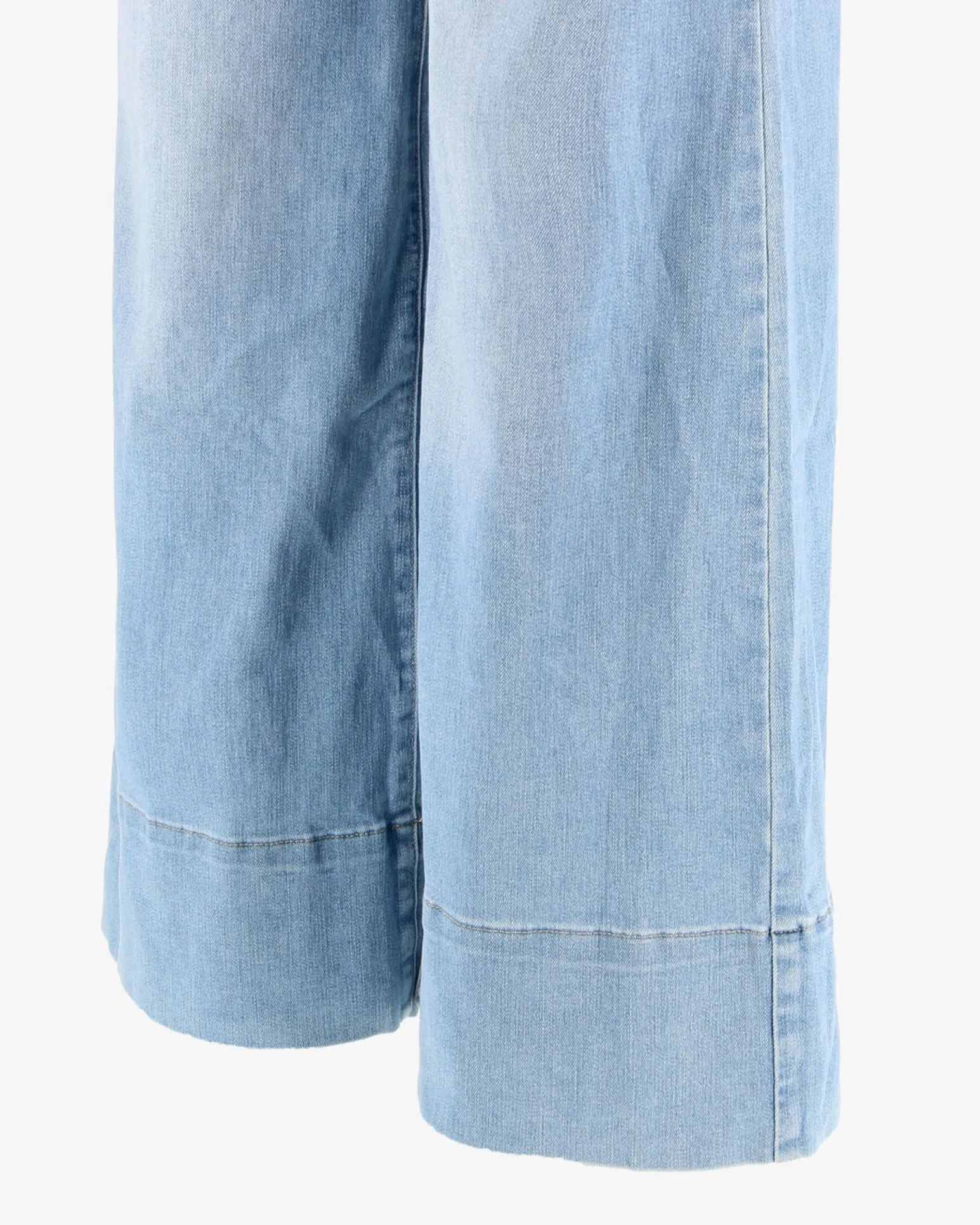 TATOO - JEANS CHIARO WIDE LEG DA DONNA ELASTICIZZATI