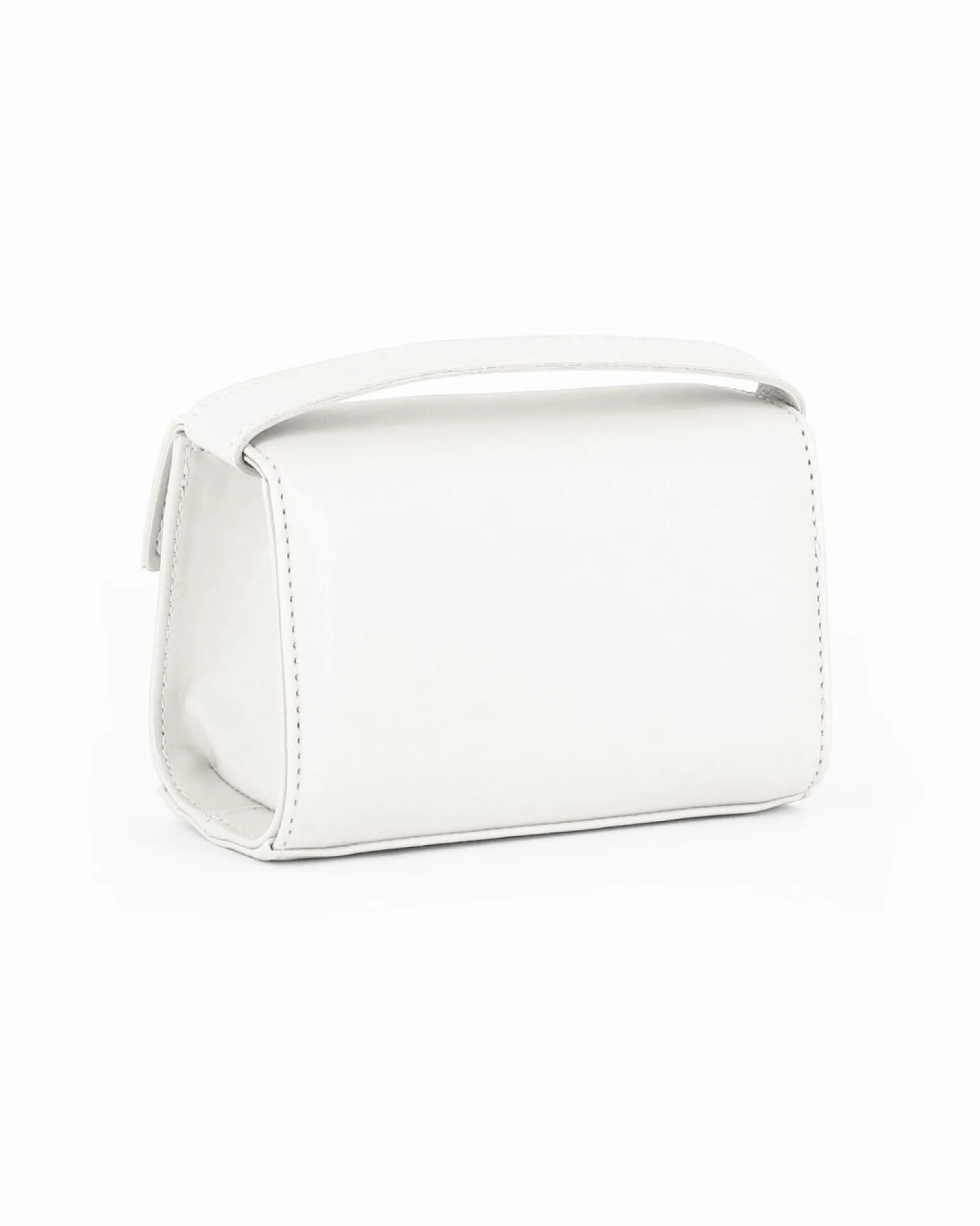 TATOO - MINIBAG BIANCA VERNICE UN MANICO - 2034
