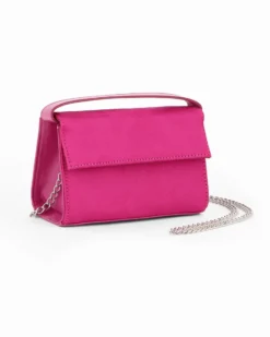 TATOO - MINIBAG FUXIA IN CAMOSCIO UN MANICO - 2035