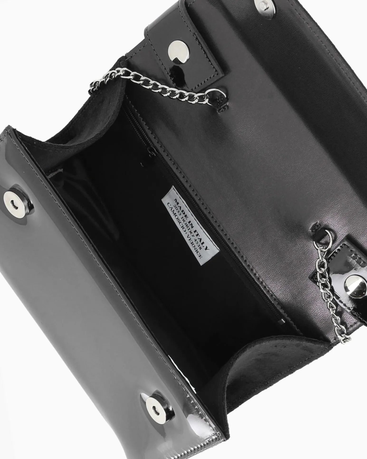 TATOO - MINIBAG NERA SCAMOSCIATA UN MANICO - 2033