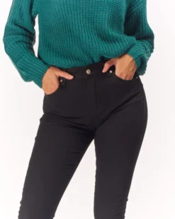 TATOO - Pantalone nero da donna