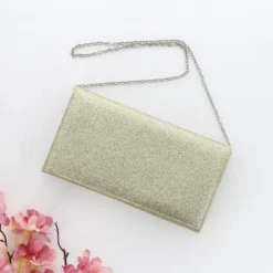 TATOO - Tracolla con patta glitter oro, MADE IN ITALY