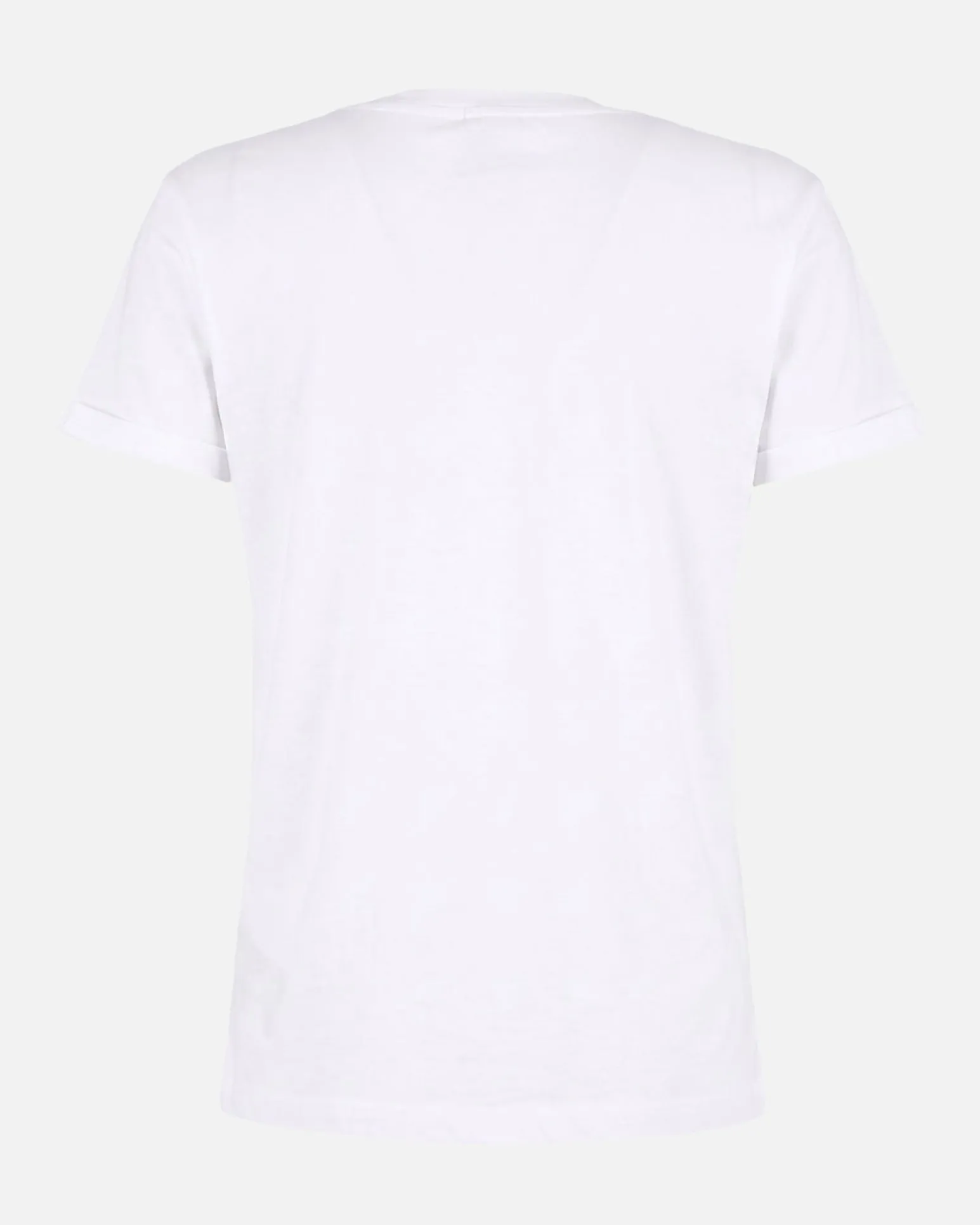 TATOO - Tshirt manica corta con stampa e scritta bianca in cotone