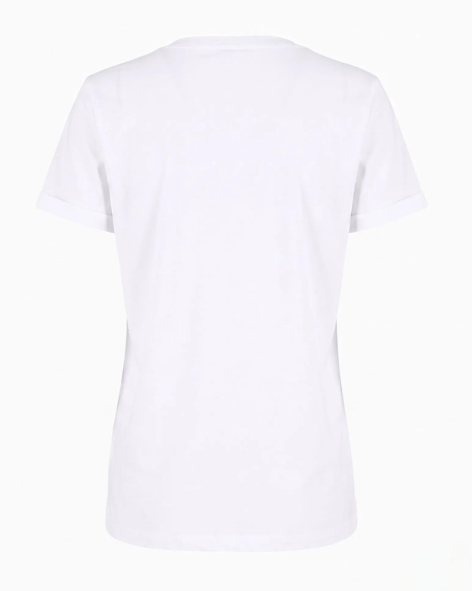 TATOO - Tshirt manica corta con stampa e scritta bianca in cotone