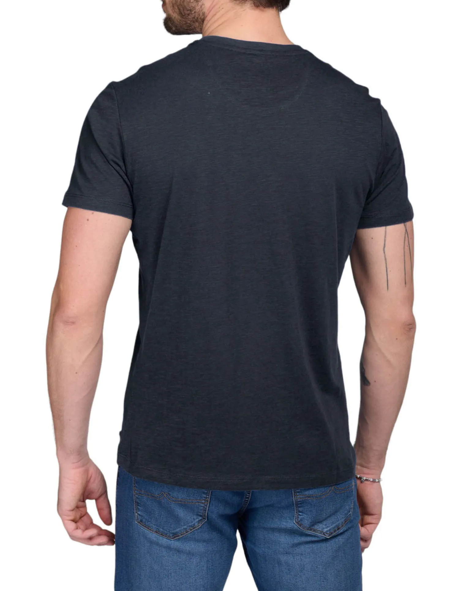 TSHIRT MANICA CORTA FIAMMATA C/TASCHINO