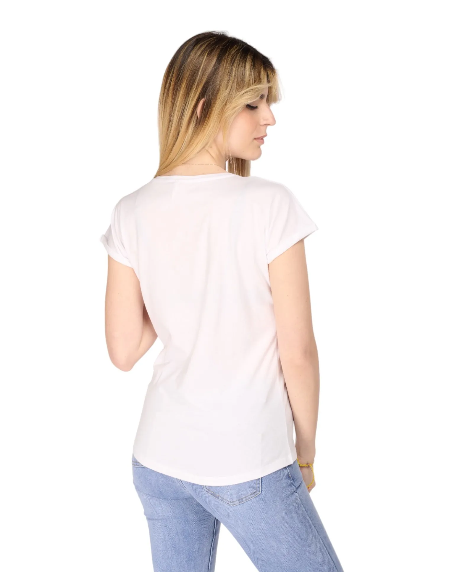 TSHIRT MANICA CORTA KIMONO