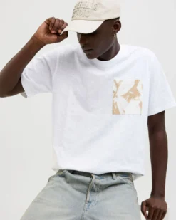 TSHIRT MANICA CORTA SPLIT AOP POCKET