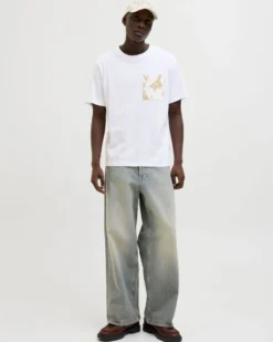 TSHIRT MANICA CORTA SPLIT AOP POCKET