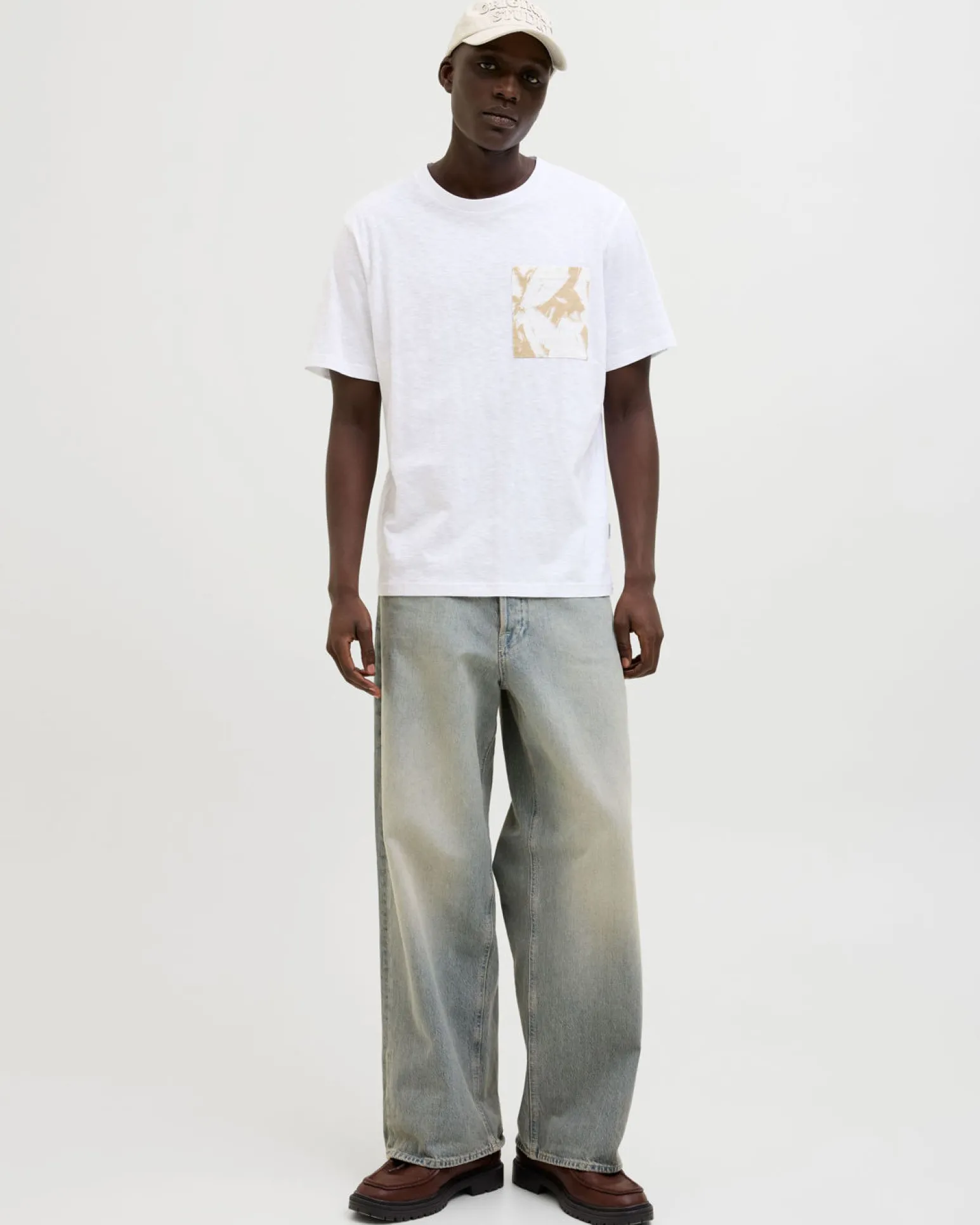 TSHIRT MANICA CORTA SPLIT AOP POCKET