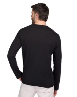 TSHIRT MANICA LUNGA GIROCOLLO 3 BOTTONI