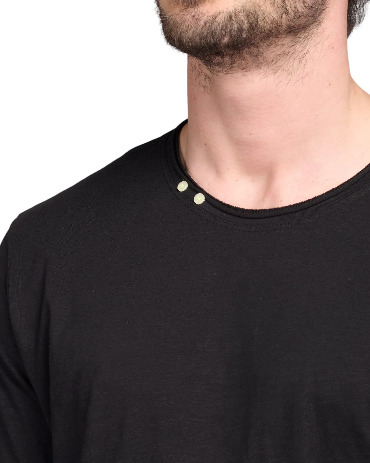 TSHIRT MANICA LUNGA GIROCOLLO 3 BOTTONI