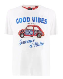 T-SHIRT MM GOOD VIBES WHITE