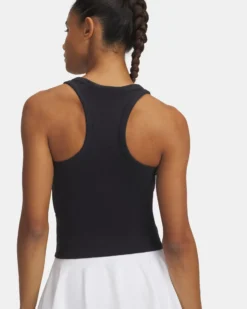 UNDER ARMOUR - CANOTTA MOTION HIGH NECK TANK NERA  DA DONNA, 1390367_0001