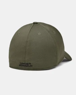 UNDER ARMOUR - CAPPELLO CON VISIERA BLITZING  VERDE  DA UOMO, 1376700_0390
