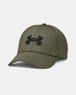UNDER ARMOUR - CAPPELLO CON VISIERA BLITZING VERDE DA UOMO, 1376700_0390
