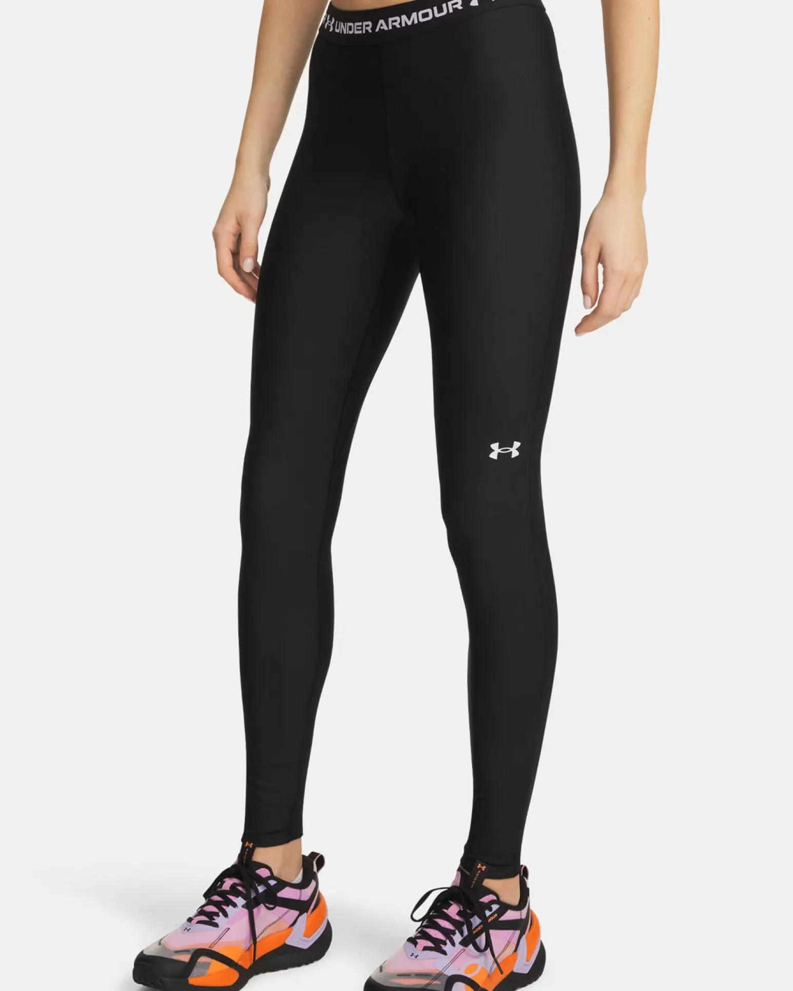 UNDER ARMOUR - LEGGINGS HEATGEAR NERI DA DONNA, 6010002_0008
