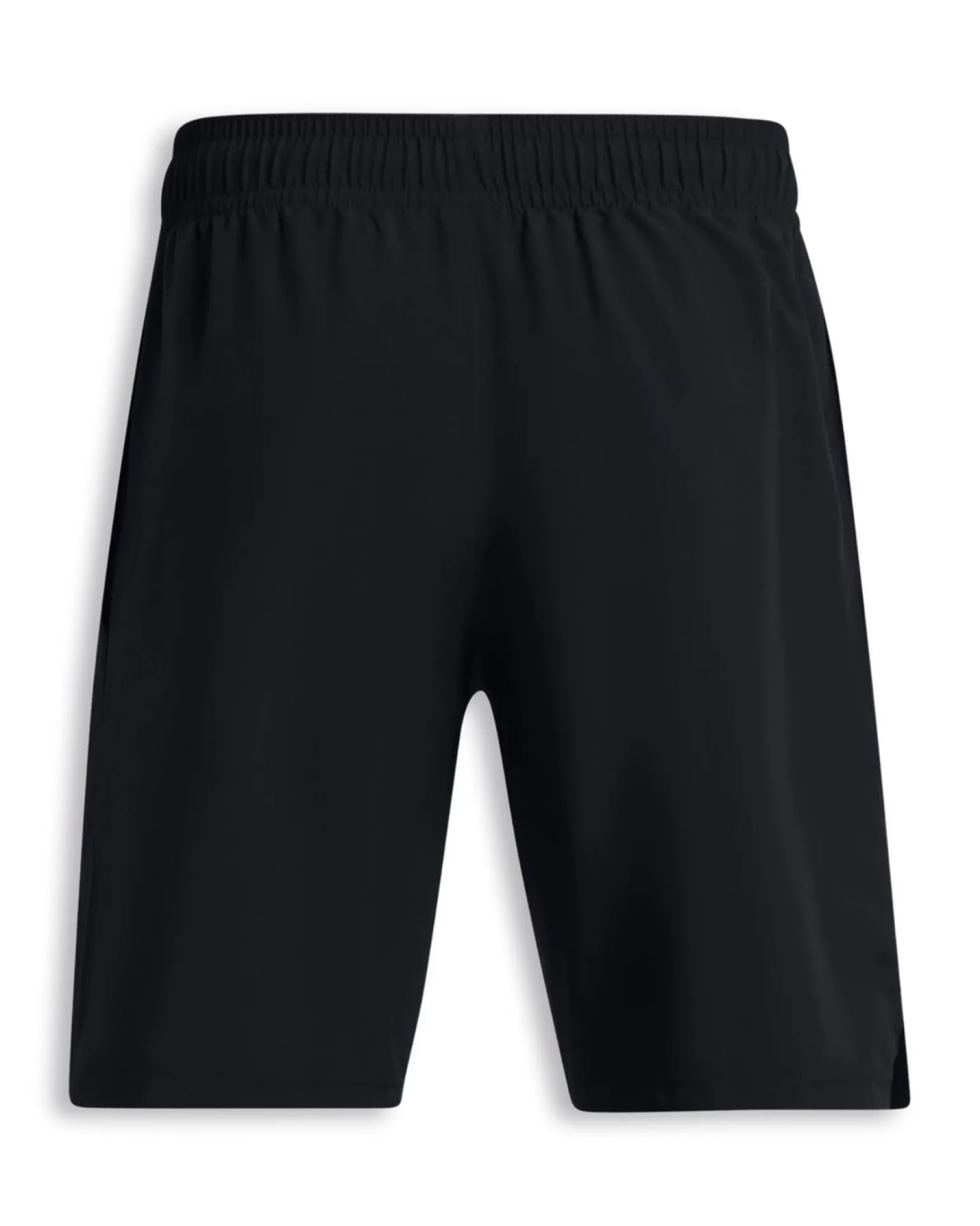 UNDER ARMOUR - SHORT WOVEN WDMK NERO CON DETTAGLI BIANCHI DA UOMO, 1383356_0001
