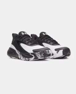 UNDER ARMOUR - SNEAKERS JUNIOR LOCKDOWN 8 GS NERE E BIANCHE DAL 35.5 AL 40, 6009398_0001