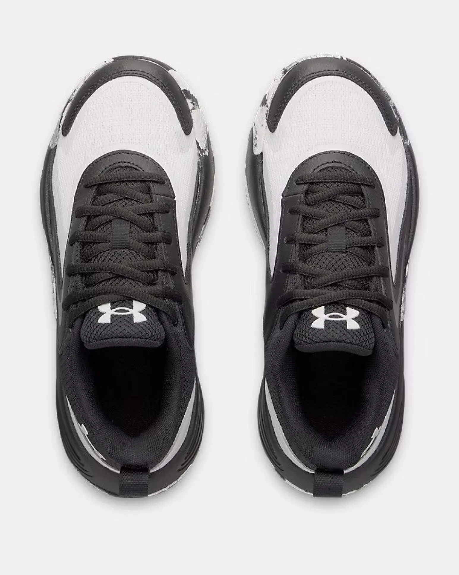 UNDER ARMOUR - SNEAKERS JUNIOR LOCKDOWN 8 GS NERE E BIANCHE DAL 35.5 AL 40, 6009398_0001