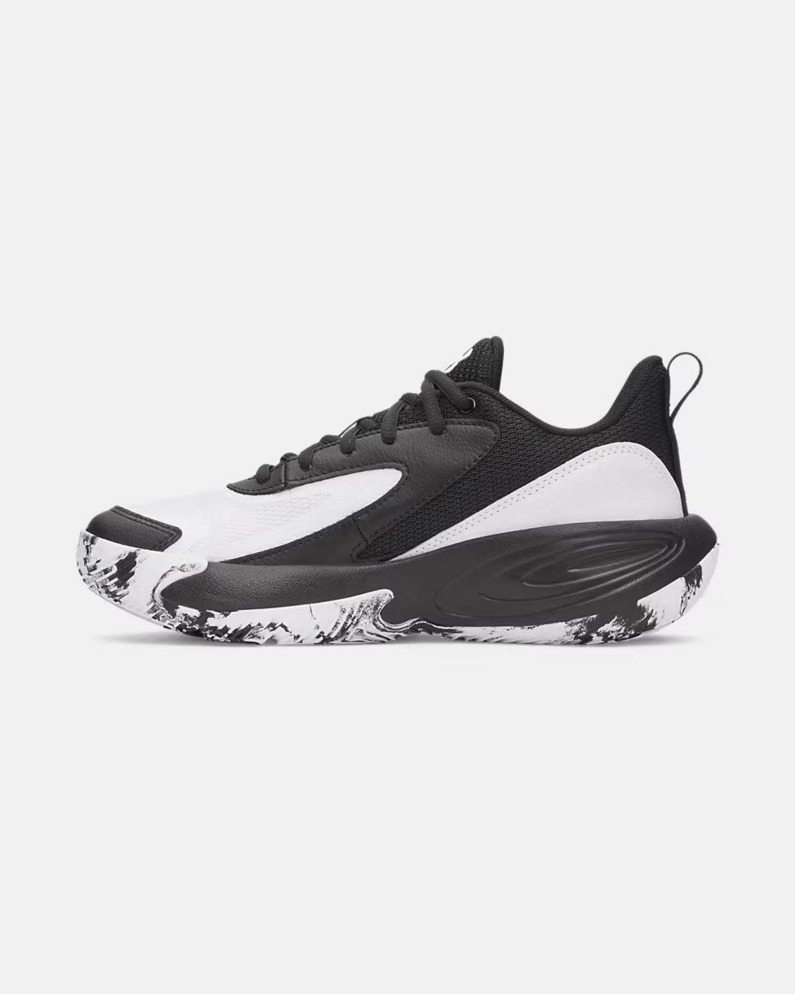 UNDER ARMOUR - SNEAKERS JUNIOR LOCKDOWN 8 GS NERE E BIANCHE DAL 35.5 AL 40, 6009398_0001