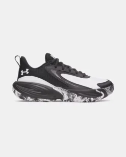 UNDER ARMOUR - SNEAKERS JUNIOR LOCKDOWN 8 GS NERE E BIANCHE DAL 35.5 AL 40, 6009398_0001
