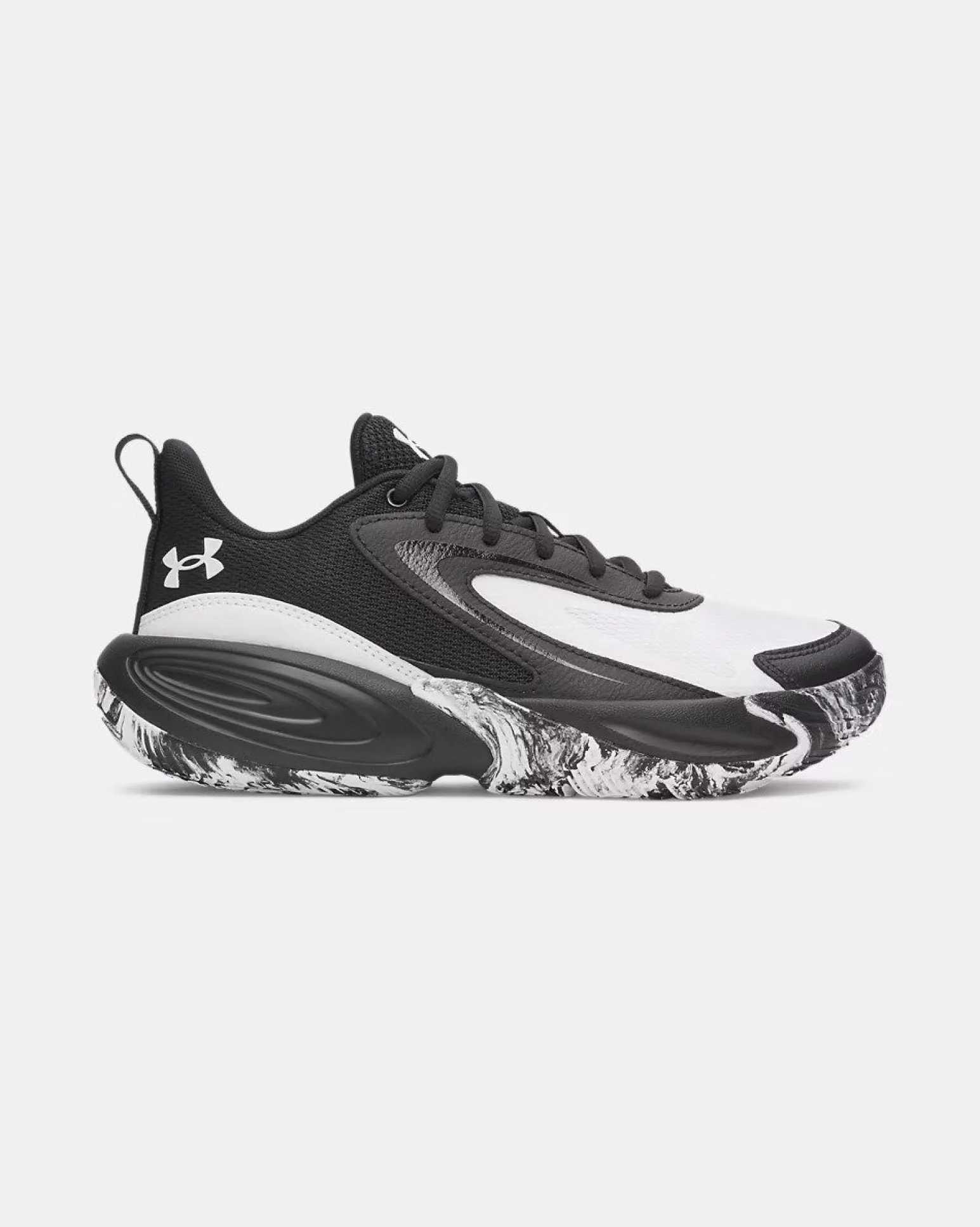UNDER ARMOUR - SNEAKERS JUNIOR LOCKDOWN 8 GS NERE E BIANCHE DAL 35.5 AL 40, 6009398_0001