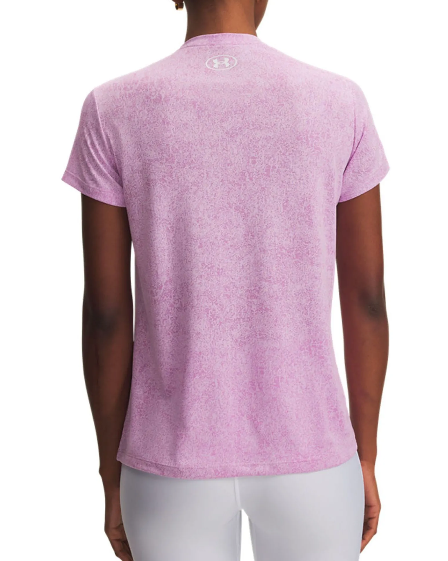 UNDER ARMOUR- T-SHIRT MEZZA MANICA TECH PIXELATE SSC ROSA DA DONNA, 6012302