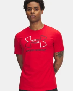 UNDER ARMOUR- T-SHIRT MEZZA MANICA GL FOUNDATION UPDATE SS ROSSA DA UOMO, 1382915_0601