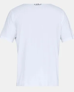 UNDER ARMOUR- T-SHIRT MEZZA MANICA SPORTSTYLE  BIANCA DA UOMO, 1326799_0100
